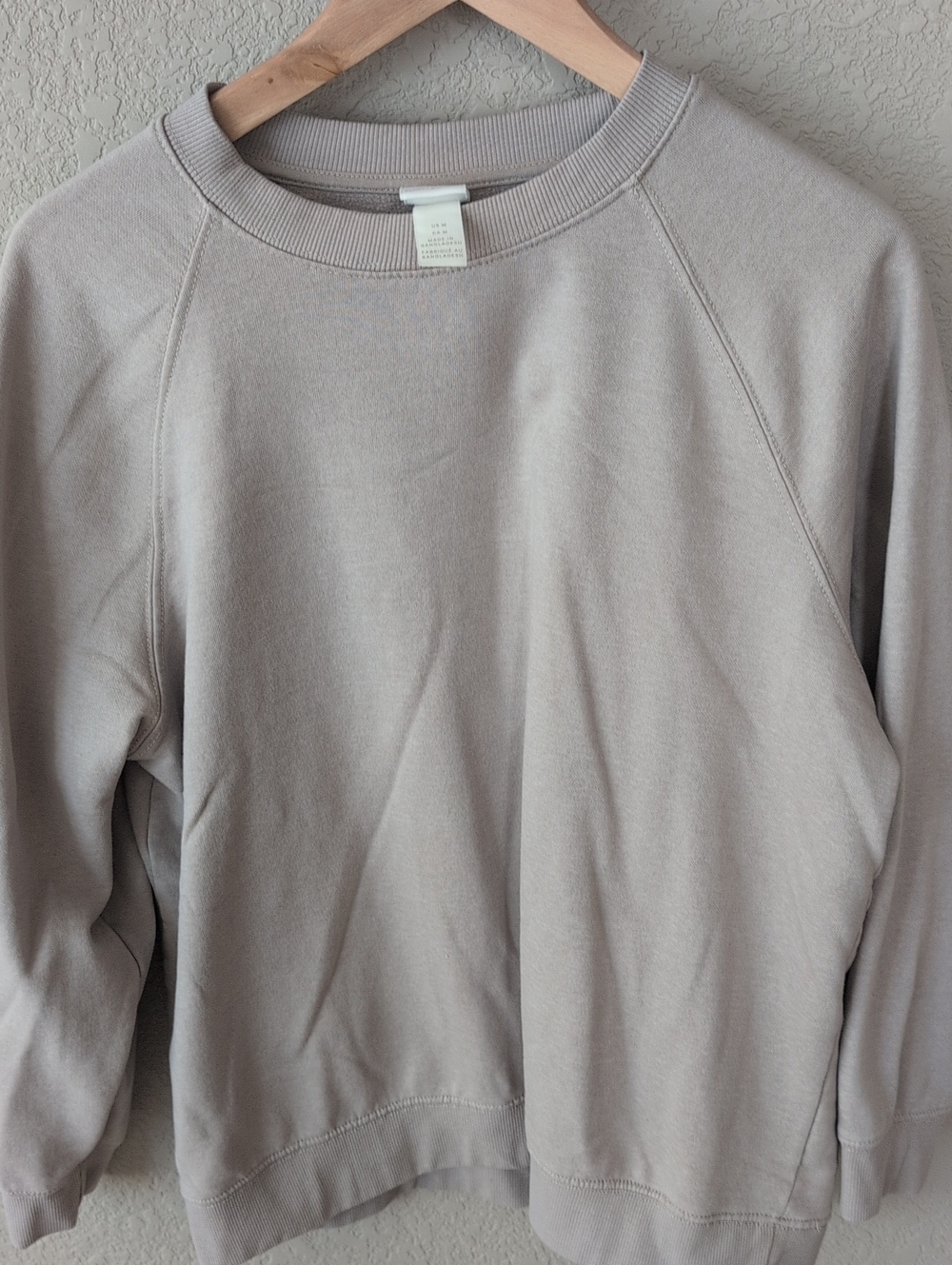 H&M Light Beige Crewneck Sweatshirt - Women